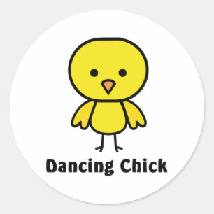 Adesivo Pintinho da dança