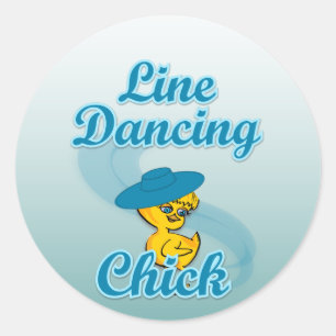Adesivo Pintinho de dança de linha nº 3