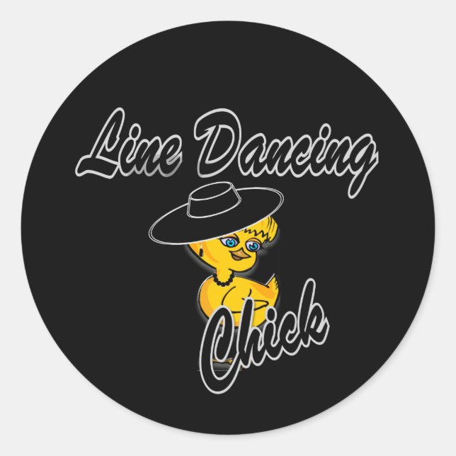Adesivo Pintinho de dança de linha nº 4 (Frente)