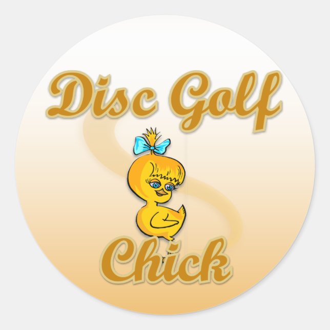 Adesivo Pintinho de Golf de Disco (Frente)
