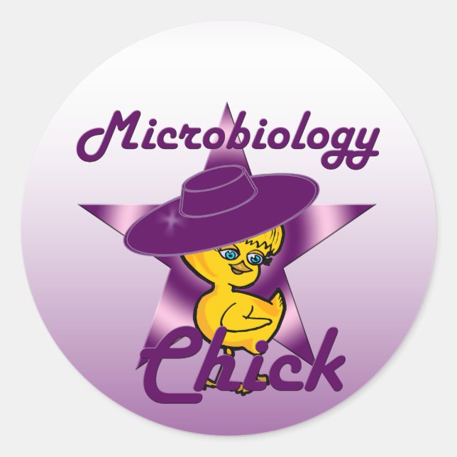 Adesivo Pintinho de microbiologia nº 9 (Frente)