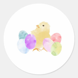 Adesivo Pintinho de Pastel com Design de Ovo