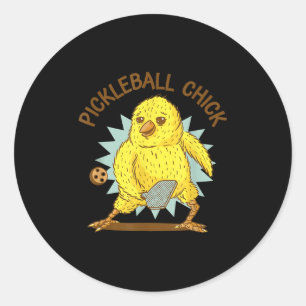 Adesivo Pintinho De Pickleball Engraçado Cota Galinha Com