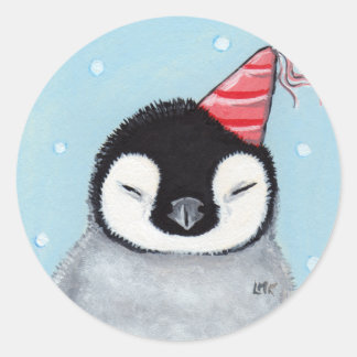 Adesivo Pintinho de pinguins/selos de envelopes
