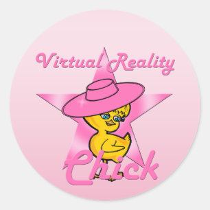 Adesivo Pintinho de Realidade Virtual nº 8