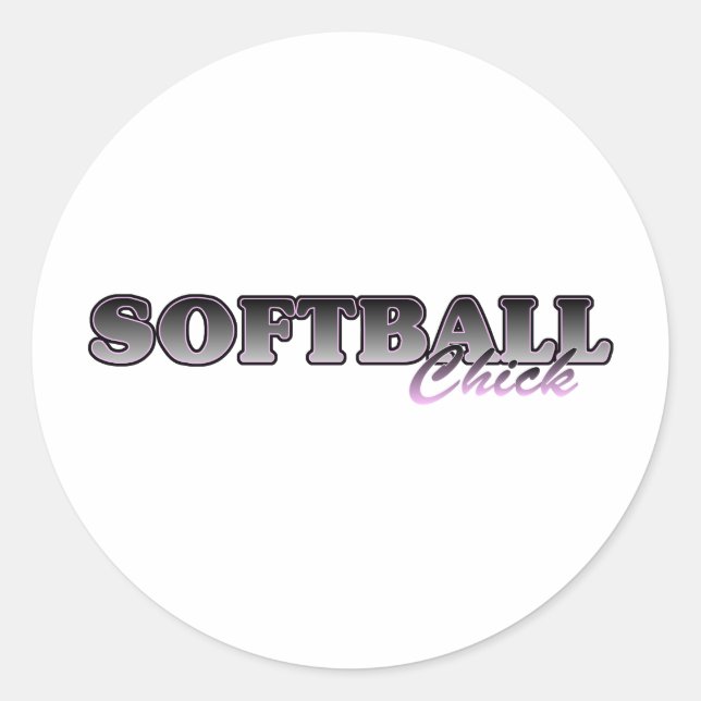 Adesivo Pintinho de Softball (Frente)
