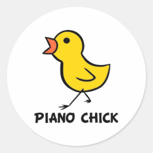 Adesivo Pintinho do piano