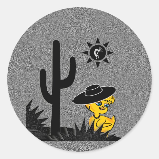 Adesivo Pintinho Kokopelli nº 4 (Frente)