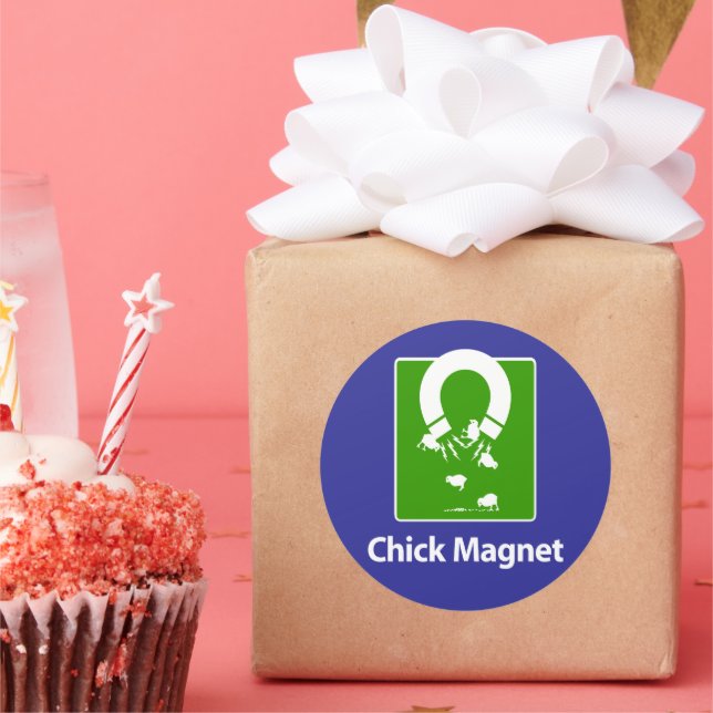 Adesivo Pintinho Magnet Azul BG (Festa)