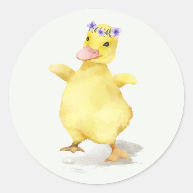 ADESIVO PINTINHO PERSONALIZADO DE PÁSCOA COM CORREÇÃO PARA (Frente)