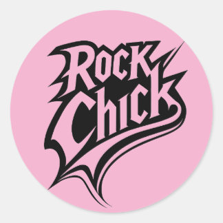 Adesivo Pintinho rochoso - Tipografia branca e negra escur