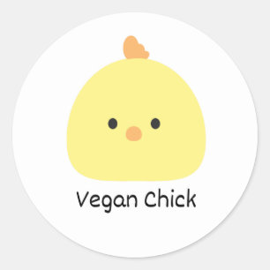 Adesivo Pintinho Vegan