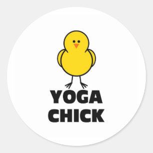 Adesivo Pintinho Yoga