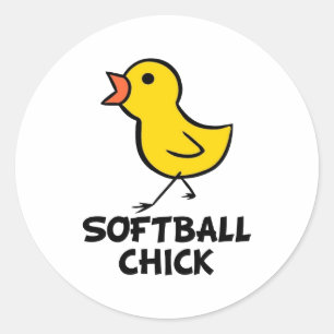 Adesivo Pintinhos de softball