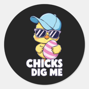 Adesivo Pintinhos Me Engraçam Páscoas Engraçadas Para Meni