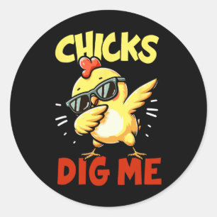 Adesivo Pintinhos Me Enroscam Páscoas Dabbing Páscoas Meni