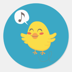 Adesivo Pintinhos Páscoas