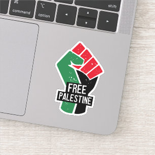 Adesivo Pinto de Palestina Livre