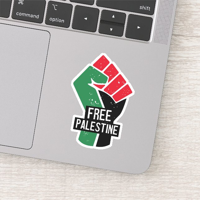 Adesivo Pinto de Palestina Livre (Detalhe)