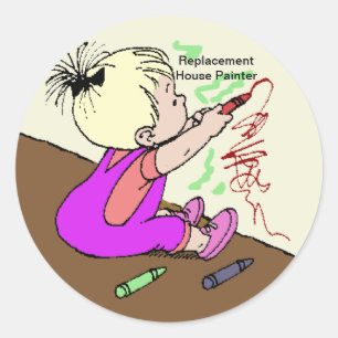 Adesivo Pintor de casa da substituição