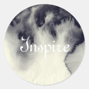 Adesivo Pintura abstrata da tinta na textura do papel do