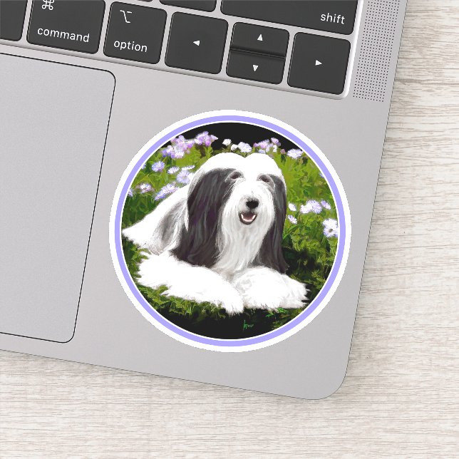 Adesivo Pintura Collie com Manteiga - Arte Cachorra Origin (Detalhe)