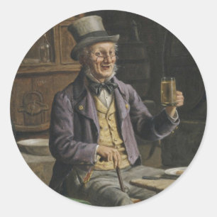 Adesivo Pintura da cerveja do bebendo