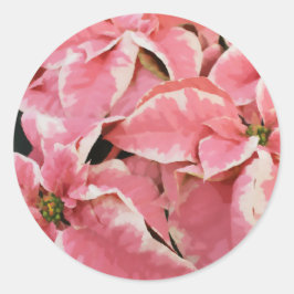 Adesivo Pintura da Flor de Poinsettia, Mapeador de Inverno
