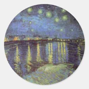 Adesivo Pintura da Noite Estrelada de Van Gogh