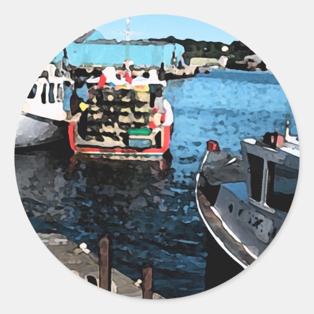 Adesivo Pintura De Barcos De Pesca (Frente)