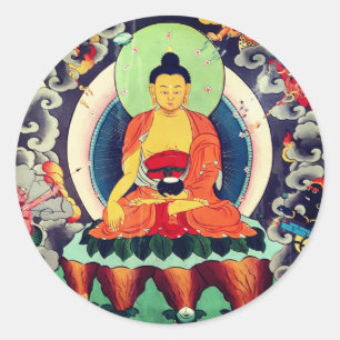 Adesivo Pintura de Buda Shakyamuni, Himalaias - Nepal