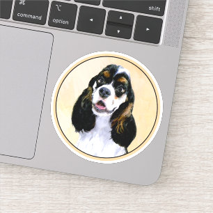 Adesivo Pintura De Cocker Spaniel (Participante) - Arte De