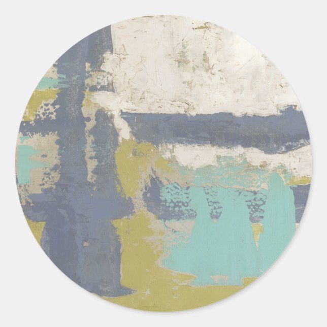 Adesivo Pintura de expressão livre moderna (Frente)