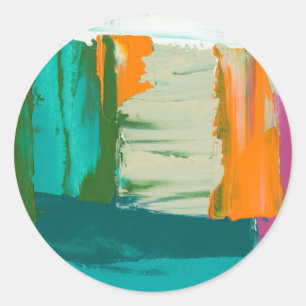 Adesivo Pintura de impressão de expressão livre multicol