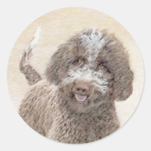 Adesivo Pintura De Lagotto Romagnolo - Arte De Cão Origin