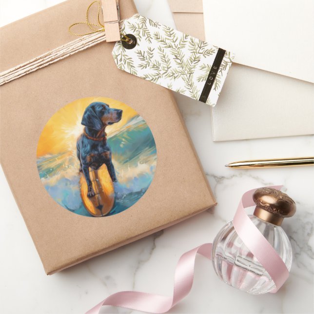 Adesivo Pintura de Navegação em Praia do Bluetick Coonhoun (Presentear)