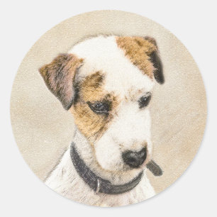 Adesivo Pintura de Parson Jack Russell Terrier - Arte Cani