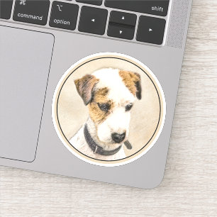 Adesivo Pintura de Parson Jack Russell Terrier - Arte Cani