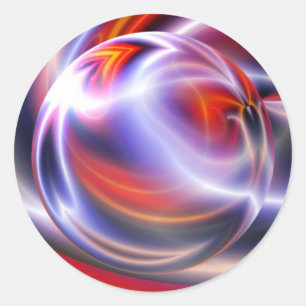 Adesivo Pintura digital abstrato