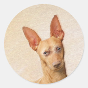 Adesivo Pintura do Cirneco dell’Etna - Arte Cão Origina