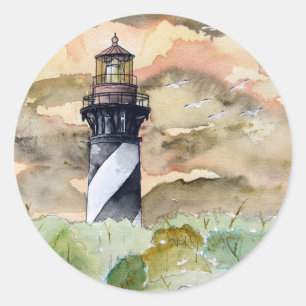 Adesivo Pintura do farol de St Augustine Florida