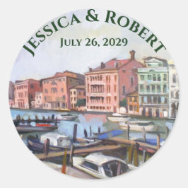 Adesivo Pintura do Grande Canal, Veneza, Itália Casamento