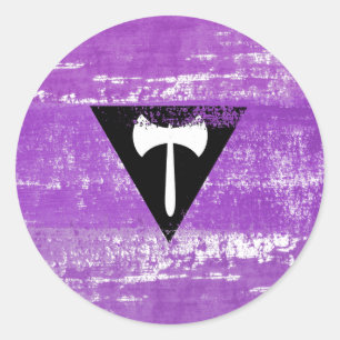 Adesivo Pintura do Orgulho Lésbico (Labrys)