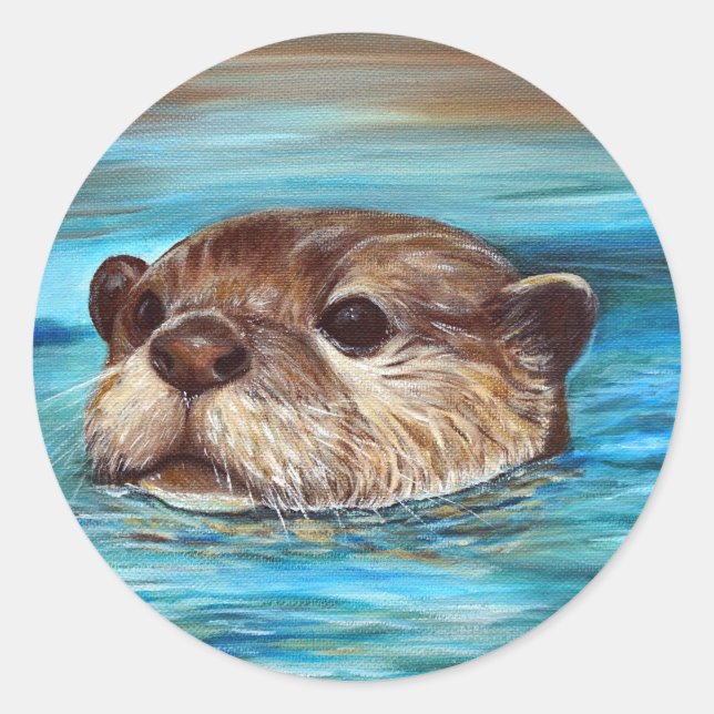 Adesivo Pintura do Rio Otter (Frente)