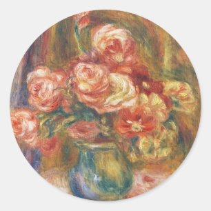 Adesivo Pintura Elegante Renoir Rosa no Estilo Shabby Chic