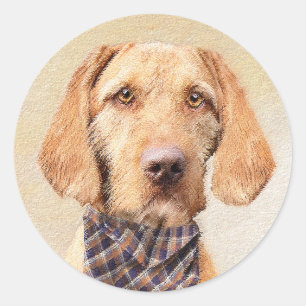 Adesivo Pintura em Vizsla, por Wirehaired - Arte Cão Orig