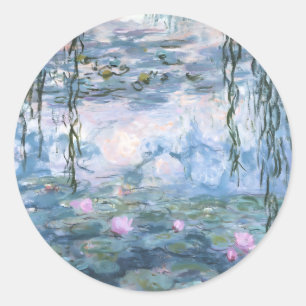 Adesivo Pintura Impressionista de Lírios Aquáticos de Clau