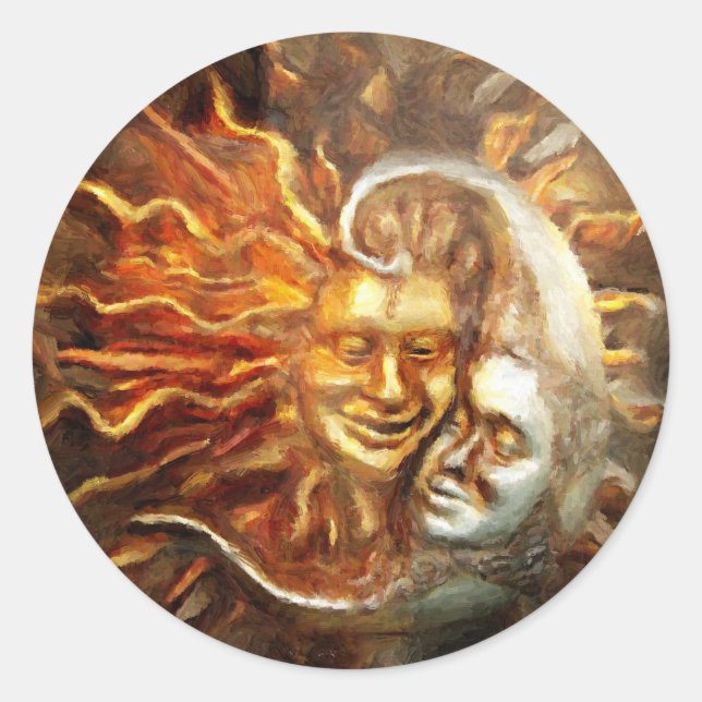 Adesivo Pintura: Lunar ama Solar (Frente)