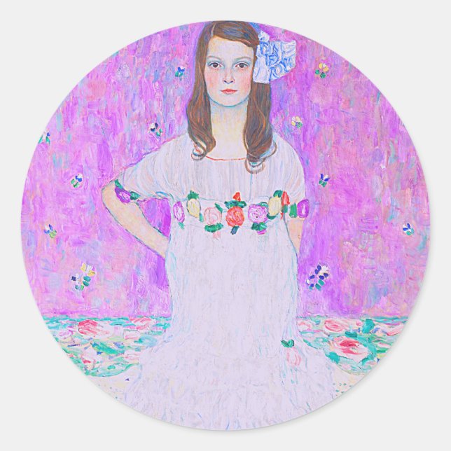 Adesivo Pintura Mäda Primavesi de Gustav Klimt (Frente)