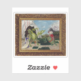 Adesivo Pintura no ar do mouse a partir de chá de sangue e